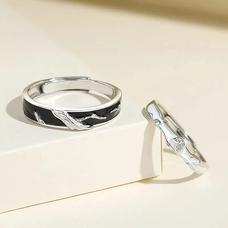 Golden Bliss S925 Silver Rings Unisex-1