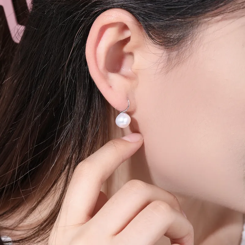 Golden Bliss Pearl Earrings Women's-2