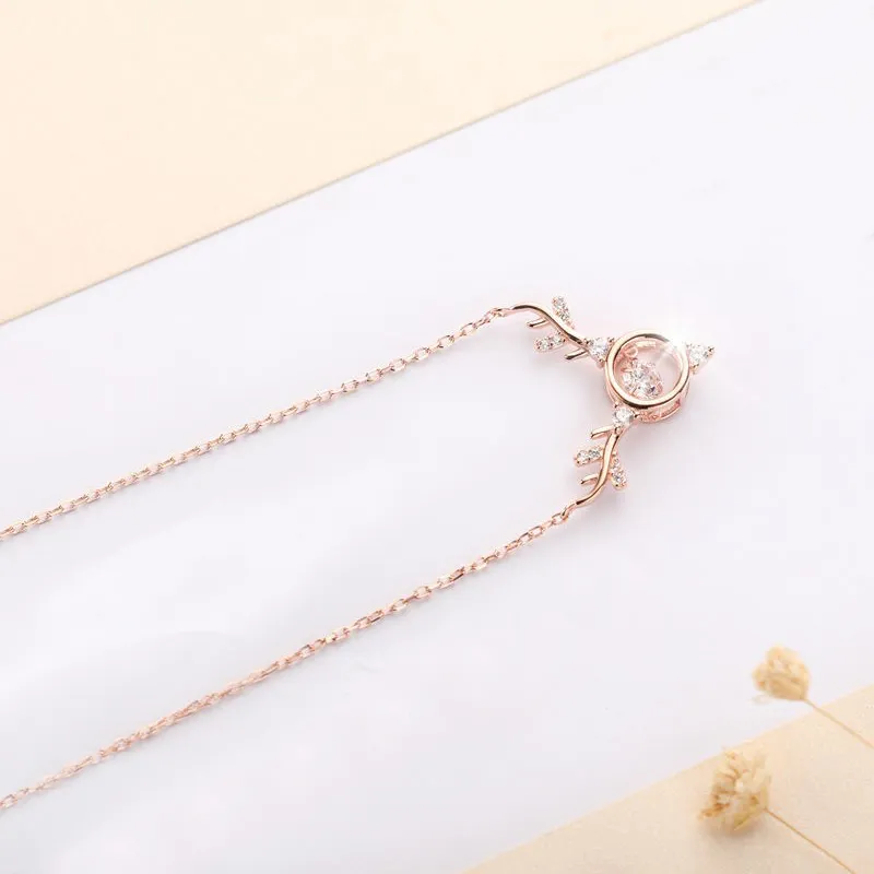 Golden Bliss S925 Silver Necklaces Women's-4