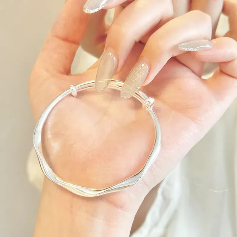 Golden Bliss S999 Fine Silver Sterling Silver Bracelets Women's-1