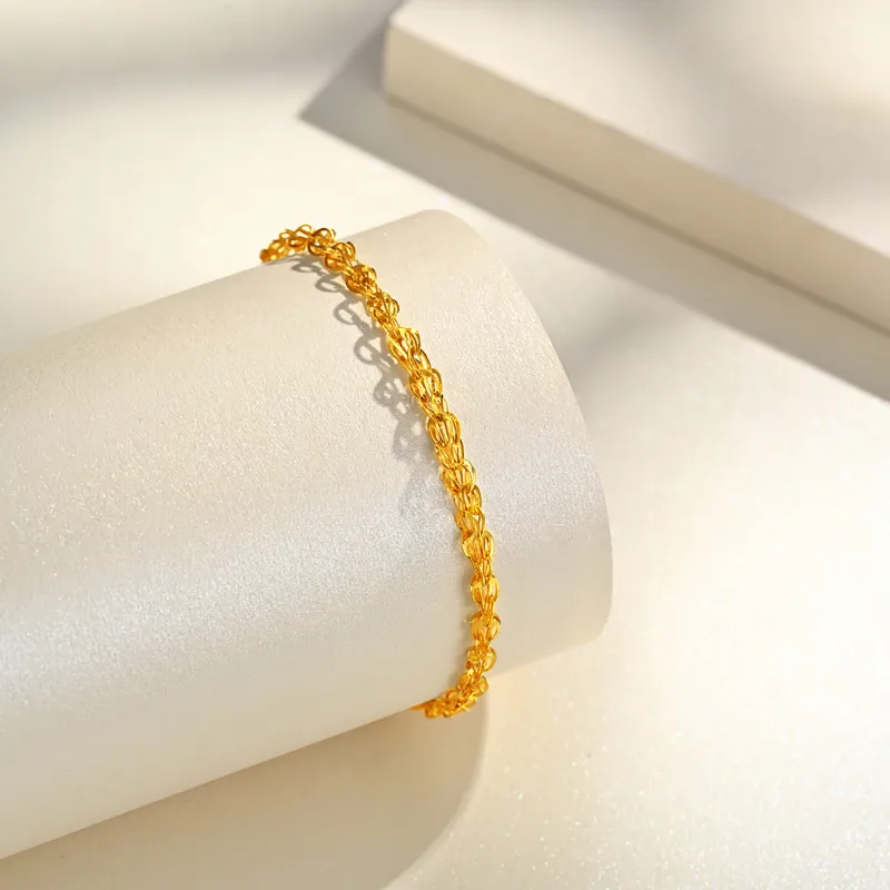Golden Bliss Gold Bracelet Women's-4