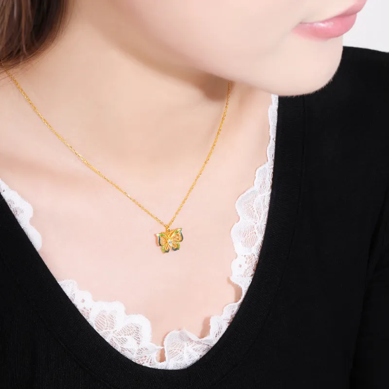 Golden Bliss S925 Silver Necklaces Women's-2