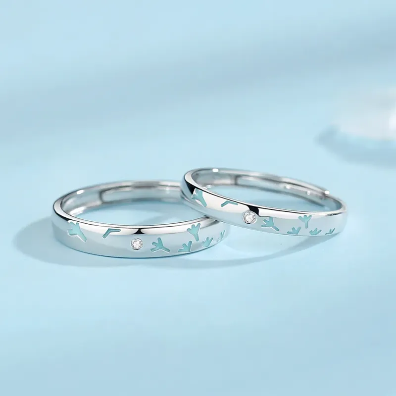 Golden Bliss S999 Fine Silver Rings Unisex-11