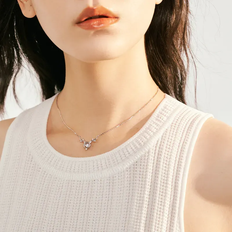 Golden Bliss S925 Silver Necklaces Women's-1