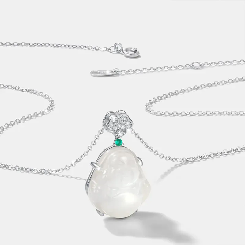 Golden Bliss Chalcedony Necklaces Women's-5