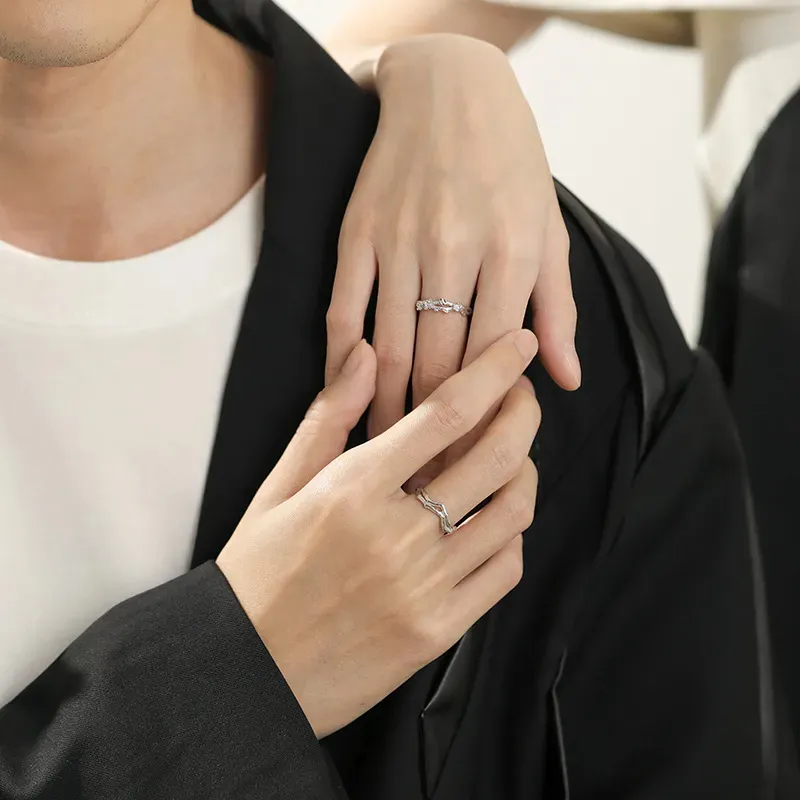 Golden Bliss S925 Silver Rings Unisex-1