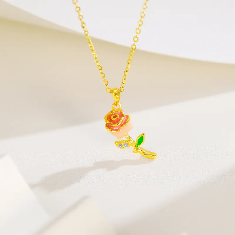 Golden Bliss S925 Silver Necklaces Women's-3