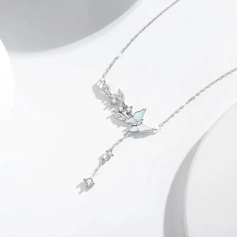 Golden Bliss S925 Silver Necklaces Women's-5