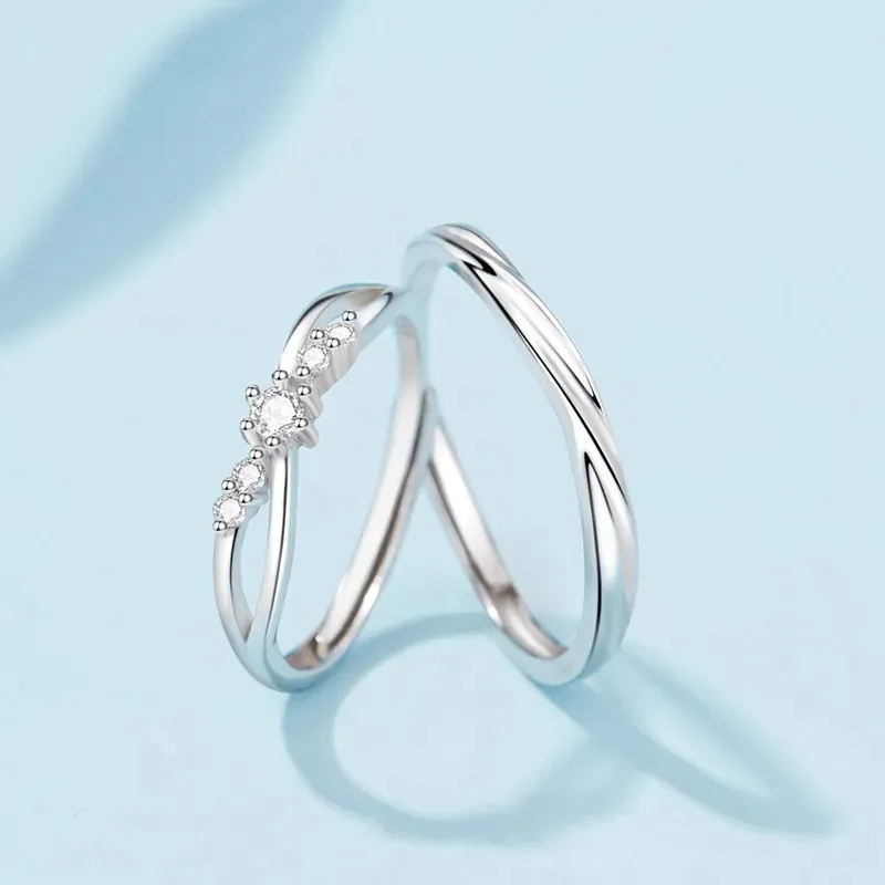 Golden Bliss S999 Fine Silver Rings Unisex-4