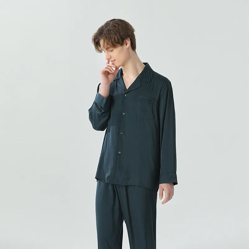 IIZZINI Pajama Set Men's Sea Green-3
