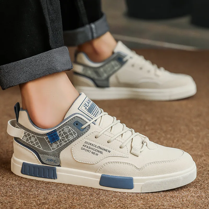 PLAY COBBLER Wrapping Anti-Slip Shock-Absorbing And Wear-Resistant Low-Top Skateboard Shoes Men's-20