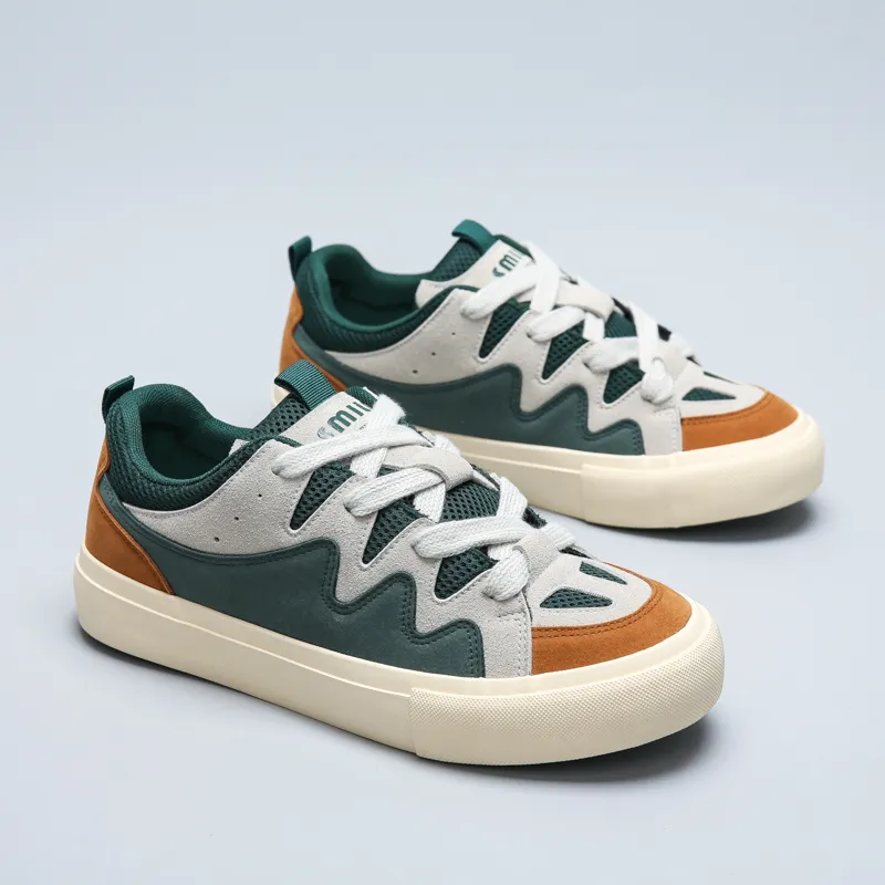 PLAY COBBLER Coverage Slip Resistant Low Top Skateboard Shoes Men's-5