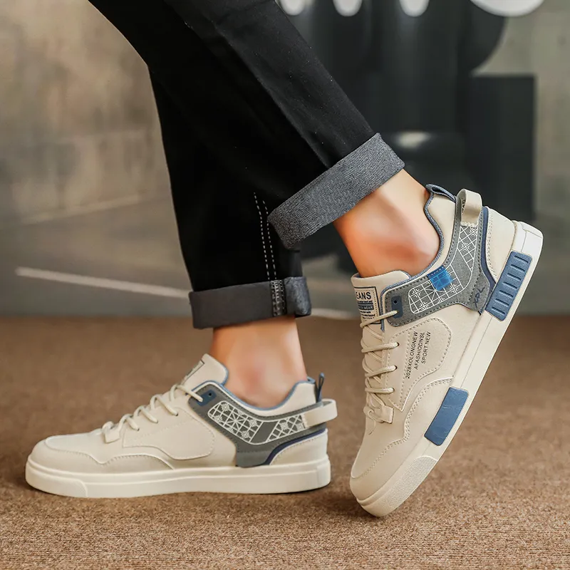 PLAY COBBLER Wrapping Anti-Slip Shock-Absorbing And Wear-Resistant Low-Top Skateboard Shoes Men's-22