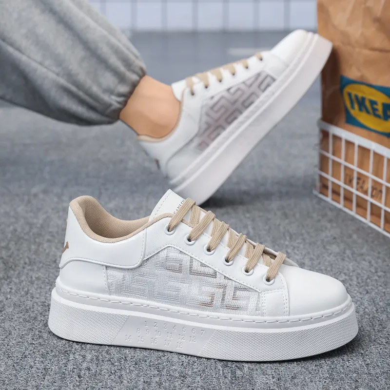 PLAY COBBLER Slip Resistant Low Top Skateboard Shoes Men's-6