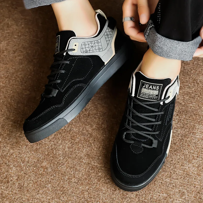 PLAY COBBLER Wrapping Anti-Slip Shock-Absorbing And Wear-Resistant Low-Top Skateboard Shoes Men's-7