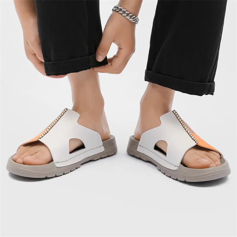 PLAY COBBLER Rubber Sole Slip Resistant Slide Slippers Men's-3