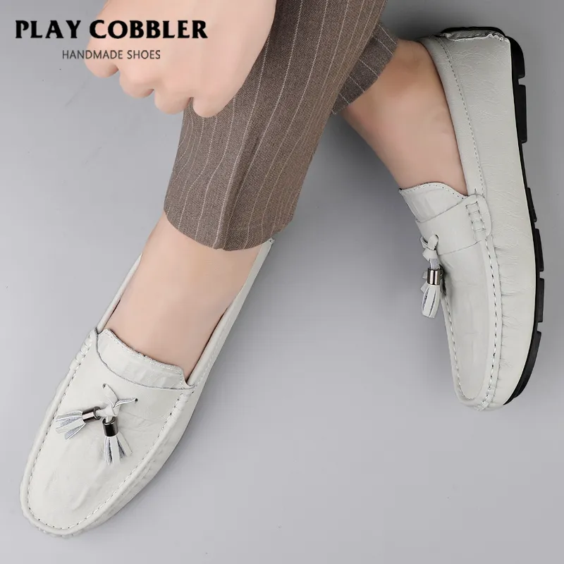 PLAY COBBLER Loafers Unisex Black/White-4