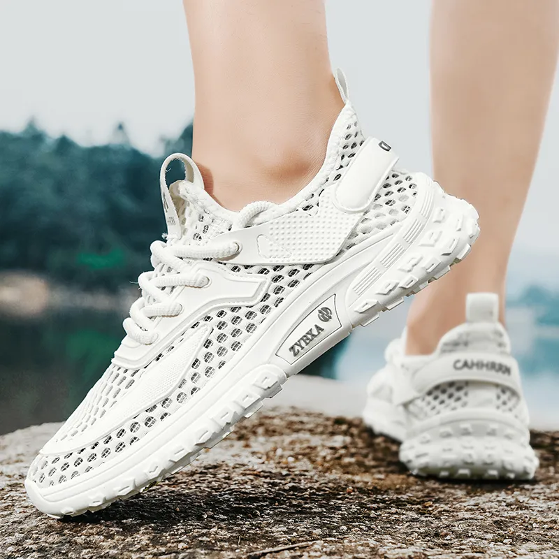PLAY COBBLER Anti-Slip Wear-Resistant Breathable Quick Dry Lightweight Low-Top Outdoor Shoes Men's-4
