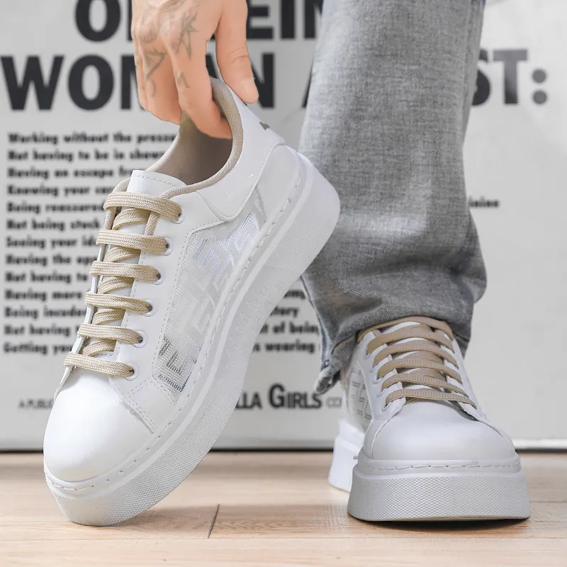 PLAY COBBLER Slip Resistant Low Top Skateboard Shoes Men's-7