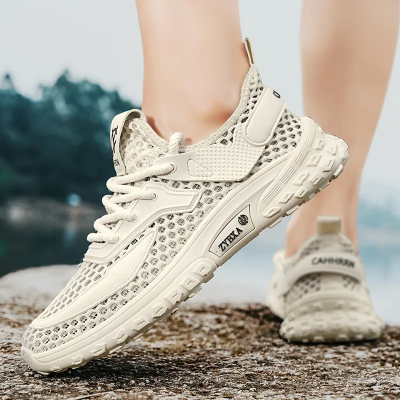 PLAY COBBLER Anti-Slip Wear-Resistant Breathable Quick Dry Lightweight Low-Top Outdoor Shoes Men's-14