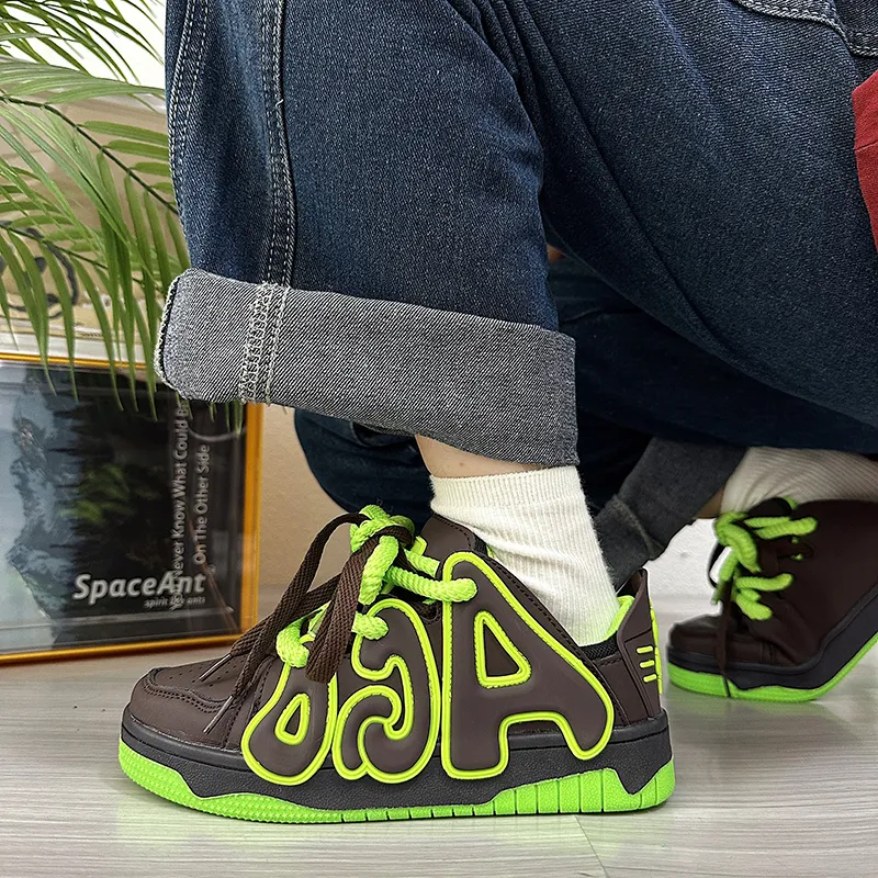 PLAY COBBLER Coverage Cushioning Low-Top Skateboard Shoes Unisex-6