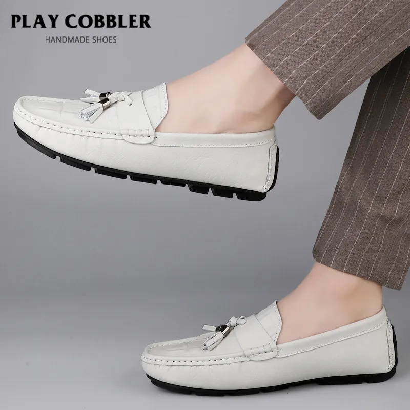 PLAY COBBLER Loafers Unisex Black/White-3