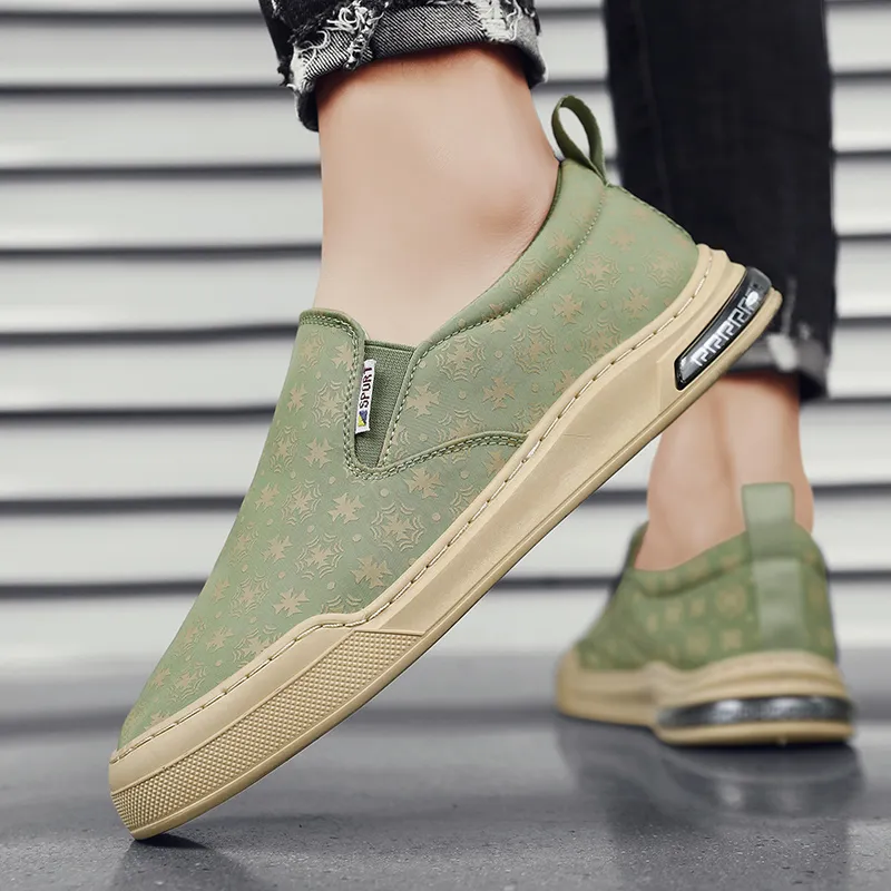 PLAY COBBLER Anti-Slip Wear-Resistant Breathable Moisture-Wicking Low-Top Canvas Shoes Men's-14