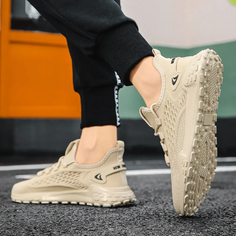 PLAY COBBLER Slip Resistant And Breathable Low Top Casual Shoes Men's-13