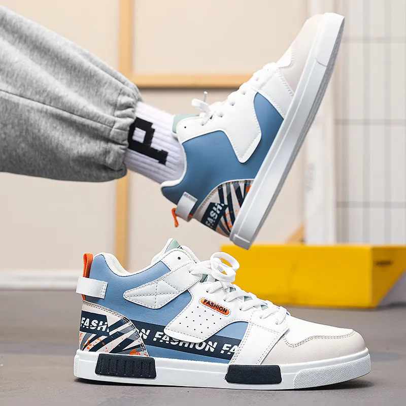 PLAY COBBLER High-Top Skateboard Shoes Unisex-4