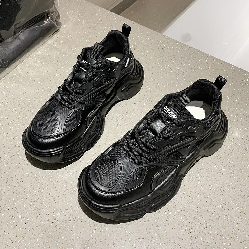 PLAY COBBLER Anti-Slip And Wear-Resistant Breathable Low-Top Chunky Sneakers Unisex-4