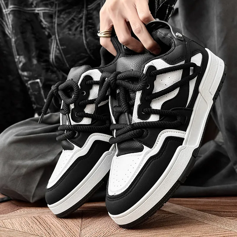 PLAY COBBLER Anti Slip Wear Resistant Low Top Skateboard Shoes Men's-2