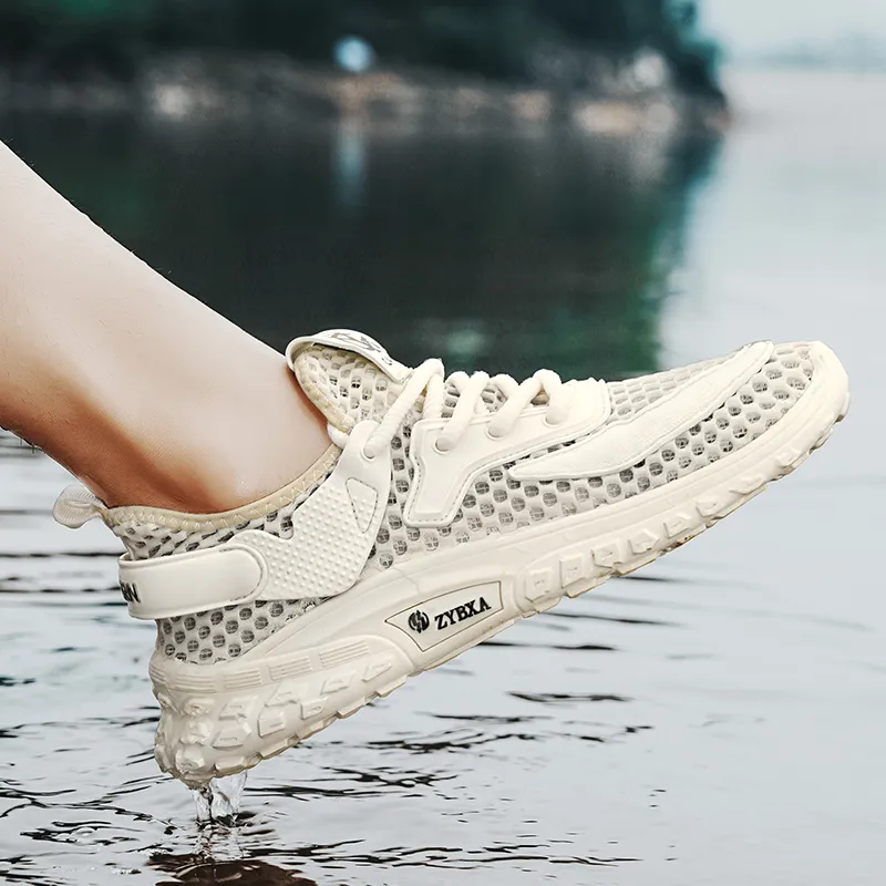PLAY COBBLER Anti-Slip Wear-Resistant Breathable Quick Dry Lightweight Low-Top Outdoor Shoes Men's-13