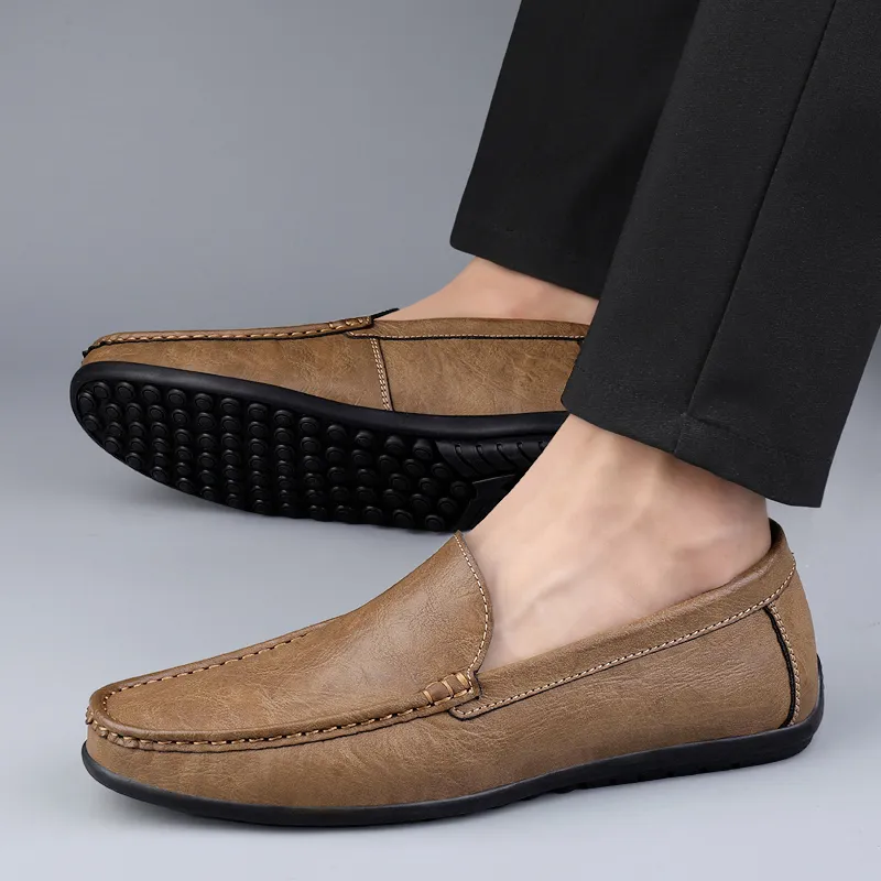 PLAY COBBLER Loafers Men Black/Brown/Gray-7