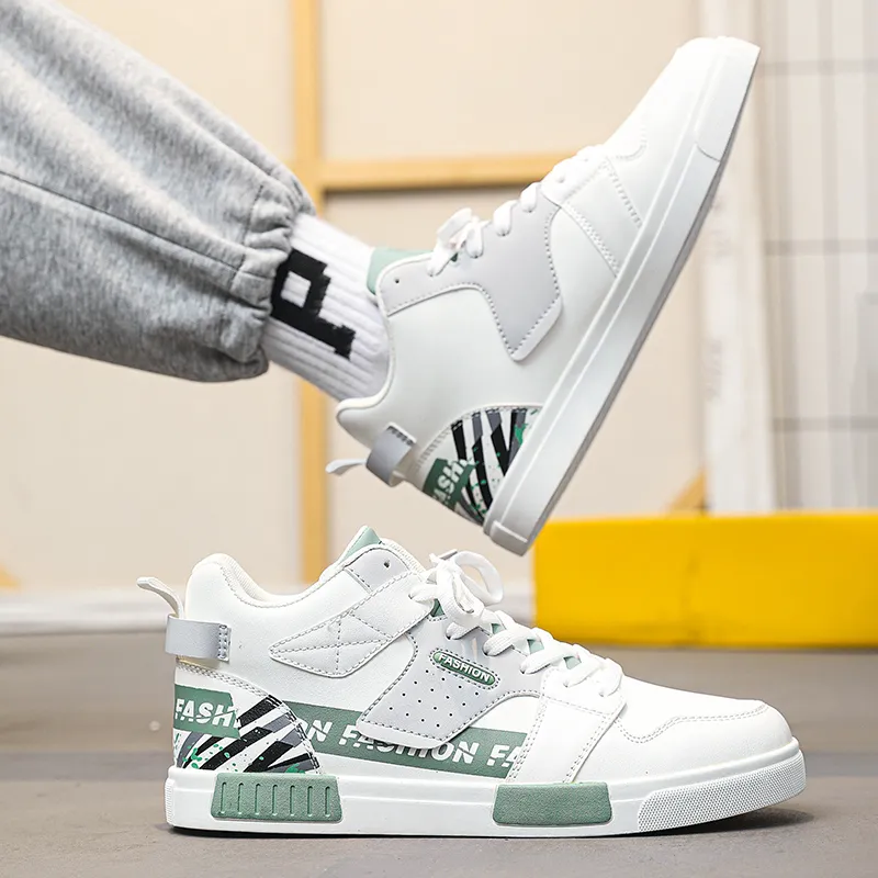PLAY COBBLER High-Top Skateboard Shoes Unisex-15