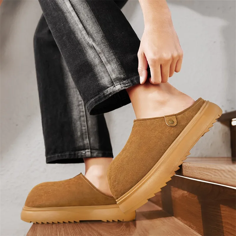 PLAY COBBLER Slip Resistant Closed Toe Slippers Men's-4