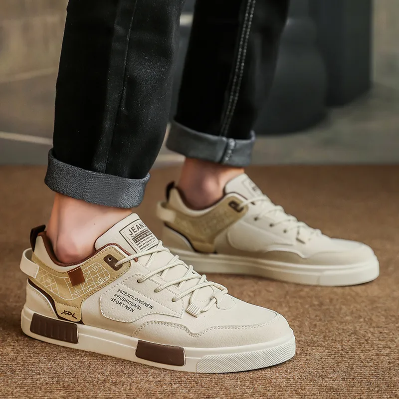 PLAY COBBLER Wrapping Anti-Slip Shock-Absorbing And Wear-Resistant Low-Top Skateboard Shoes Men's-15