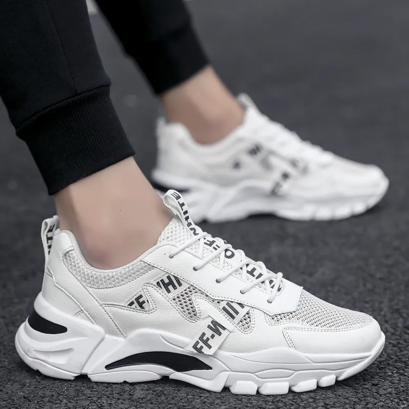 PLAY COBBLER Slip-Resistant Breathable Lightweight Low-Top Chunky Sneakers Unisex-1