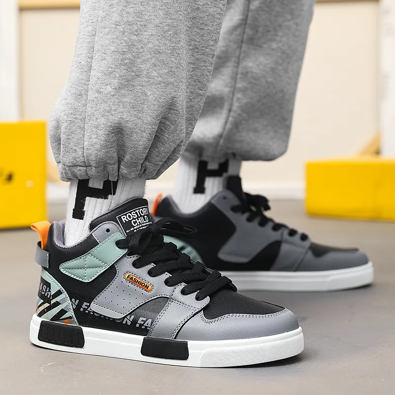 PLAY COBBLER High-Top Skateboard Shoes Unisex-11