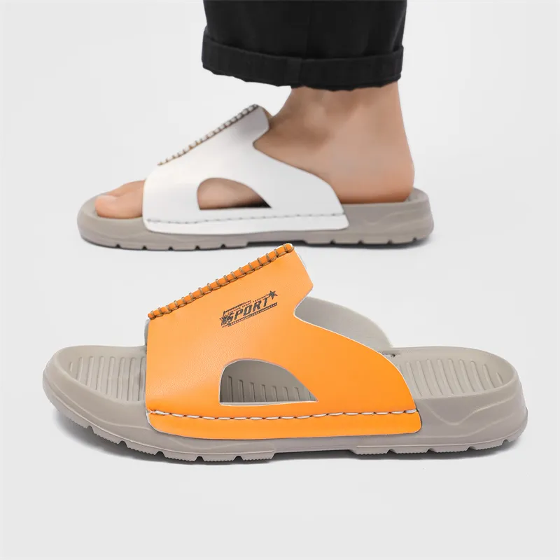 PLAY COBBLER Rubber Sole Slip Resistant Slide Slippers Men's-2