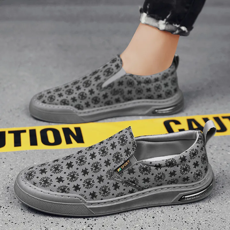 PLAY COBBLER Anti-Slip Wear-Resistant Breathable Moisture-Wicking Low-Top Canvas Shoes Men's-11