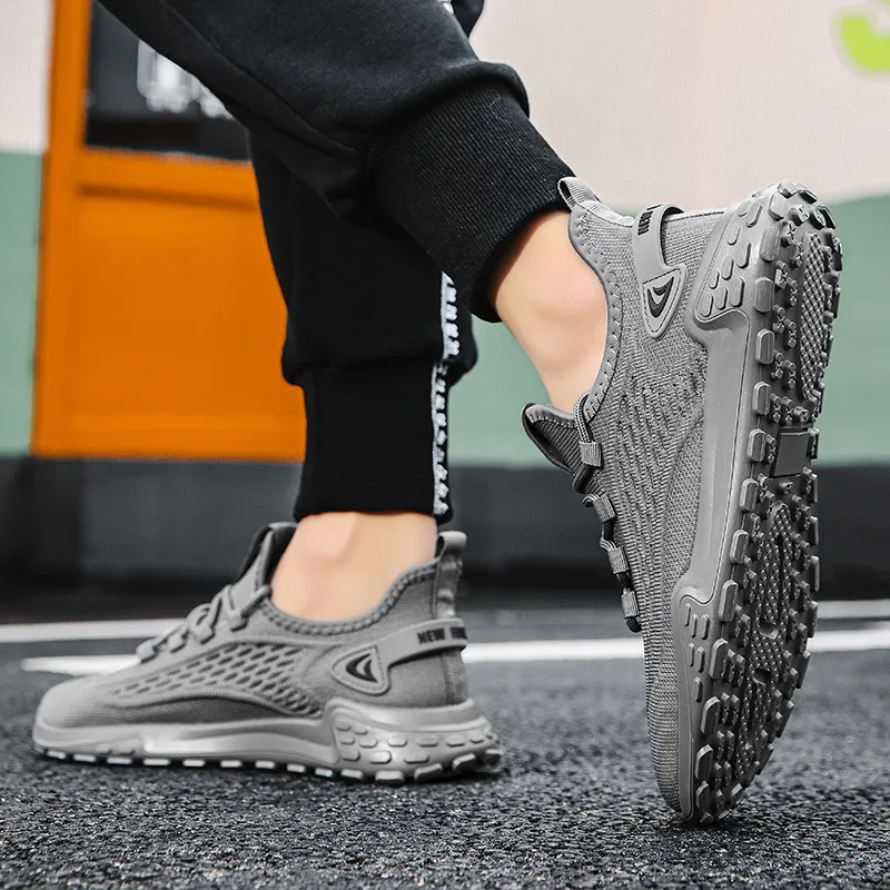 PLAY COBBLER Slip Resistant And Breathable Low Top Casual Shoes Men's-8