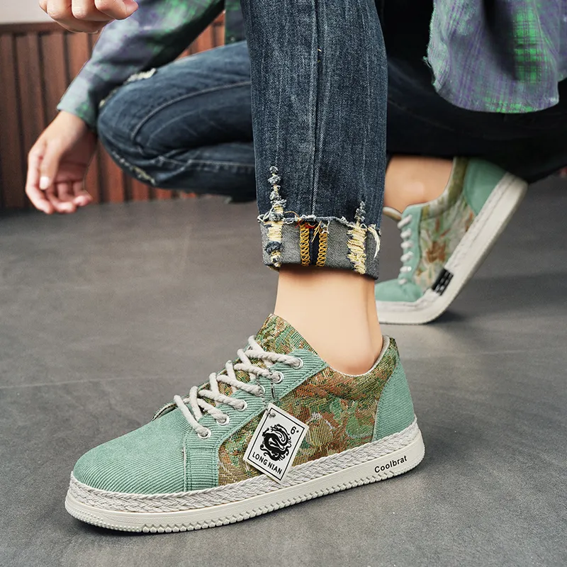 PLAY COBBLER Anti-Slip And Wear-Resistant Breathable Low-Top Skateboard Shoes Men's-17