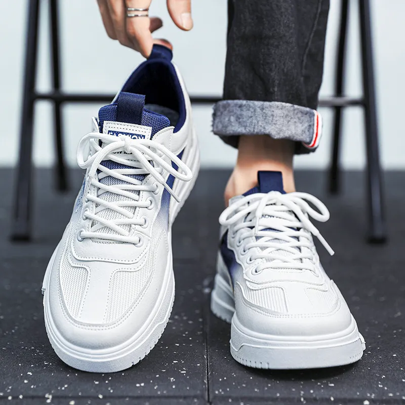 PLAY COBBLER Slip-Resistant Water-Resistant And Wear-Resistant Low-Top Skateboard Shoes Men's-13