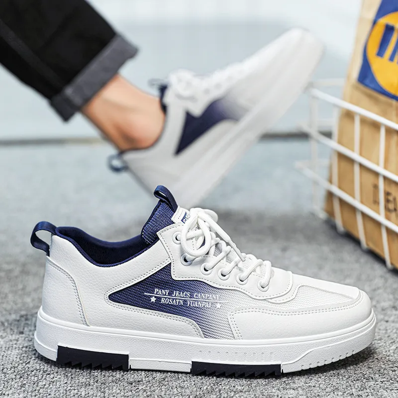 PLAY COBBLER Slip-Resistant Water-Resistant And Wear-Resistant Low-Top Skateboard Shoes Men's-12