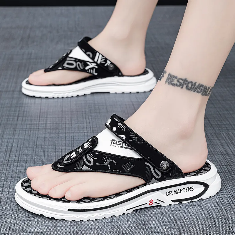 PLAY COBBLER Plastic Sole Abrasion Resistant Flip Flops Men's-5