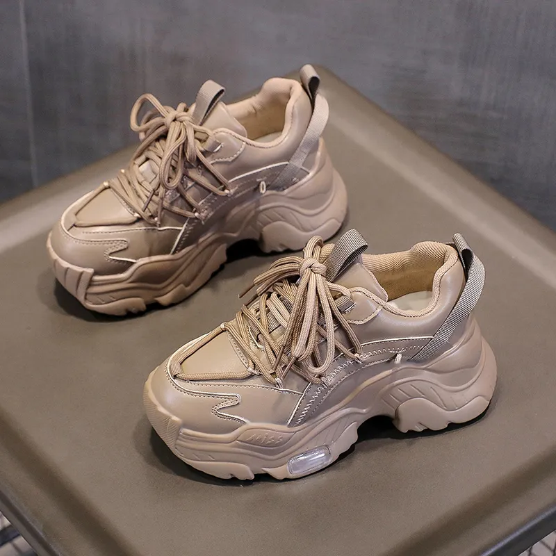 PLAY COBBLER Anti-Slip And Wear-Resistant Coverage Low-Top Chunky Sneakers Unisex-7