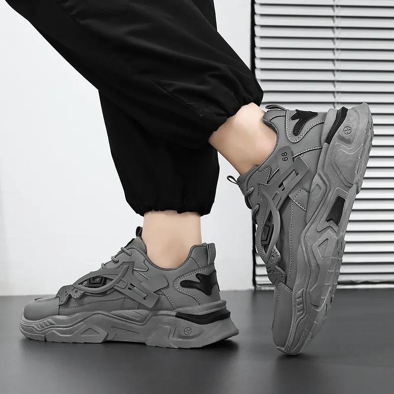 PLAY COBBLER Breathable Low Top Chunky Sneakers Men's-8