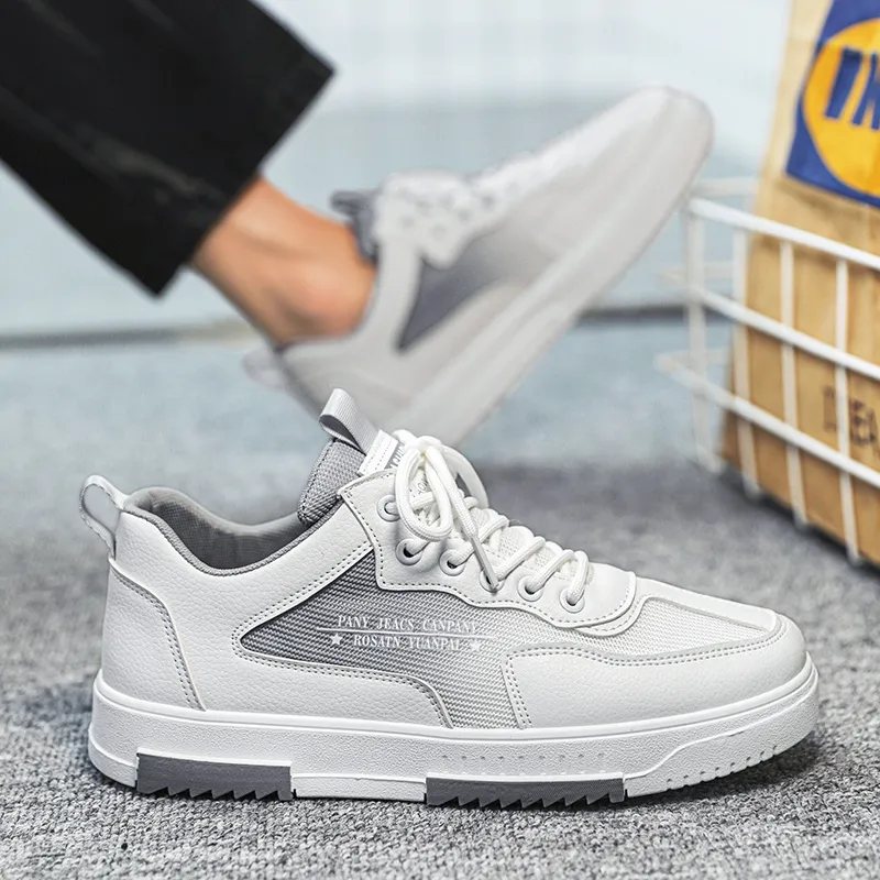 PLAY COBBLER Slip-Resistant Water-Resistant And Wear-Resistant Low-Top Skateboard Shoes Men's-3