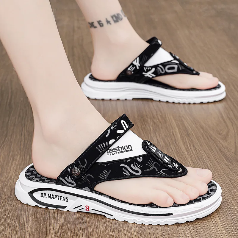 PLAY COBBLER Plastic Sole Abrasion Resistant Flip Flops Men's-1