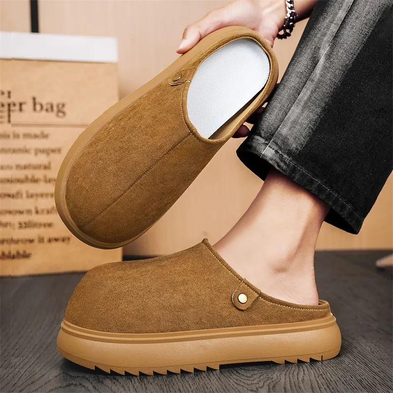 PLAY COBBLER Slip Resistant Closed Toe Slippers Men's-1